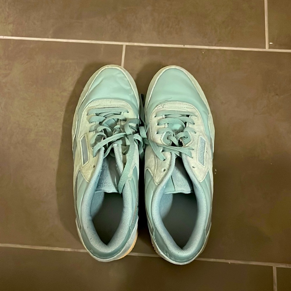Reebok teal sneakers